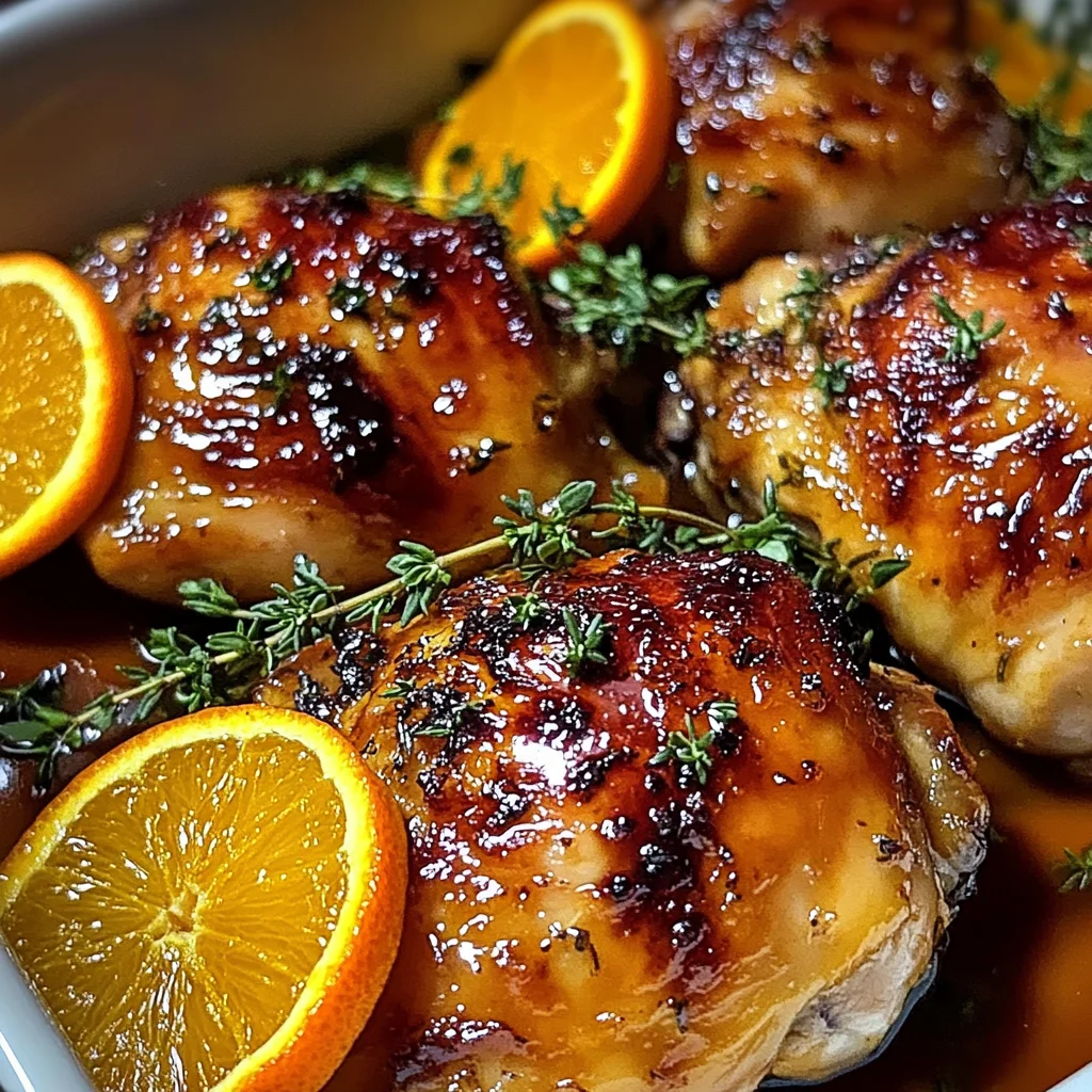 Sweet and Savory Roasted Orange Chicken
