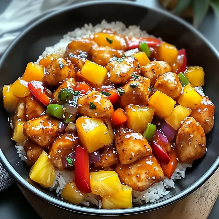 Sweet and Sour Chicken with Pineapple
