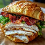 Turkey Bacon Chicken Croissant