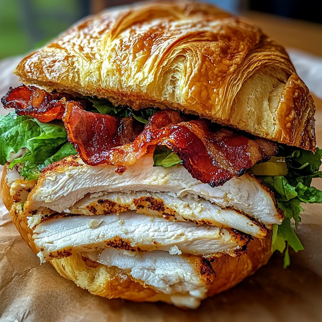 Turkey Bacon Chicken Croissant