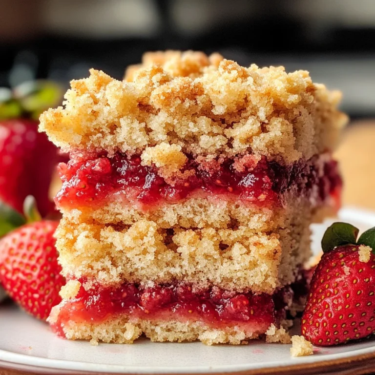 Vegan Strawberry Crumb Cake