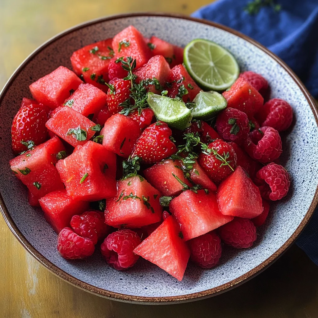 Watermelon Fruit Salad